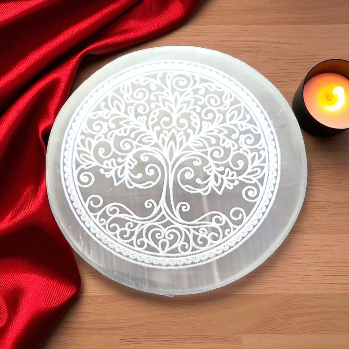 Selenite Plate