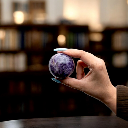 Amethyst Crystal Sphere Ball
