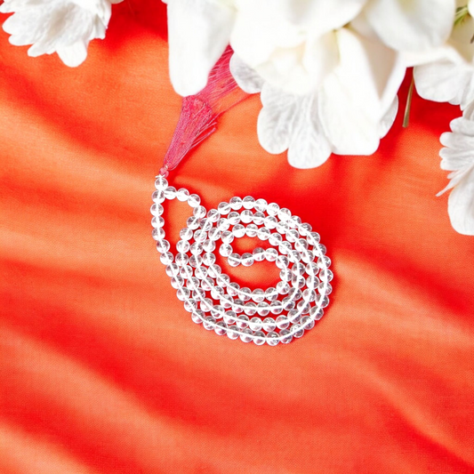 Clear Quartz Jaap Mala