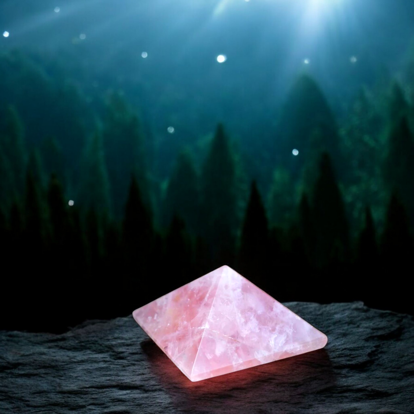Rose Quartz Pyramid