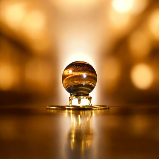 Tiger's Eye Crystal Ball