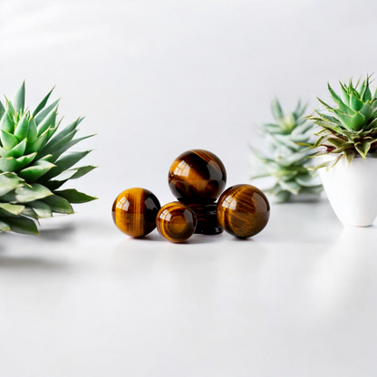 Tiger's Eye Crystal Ball