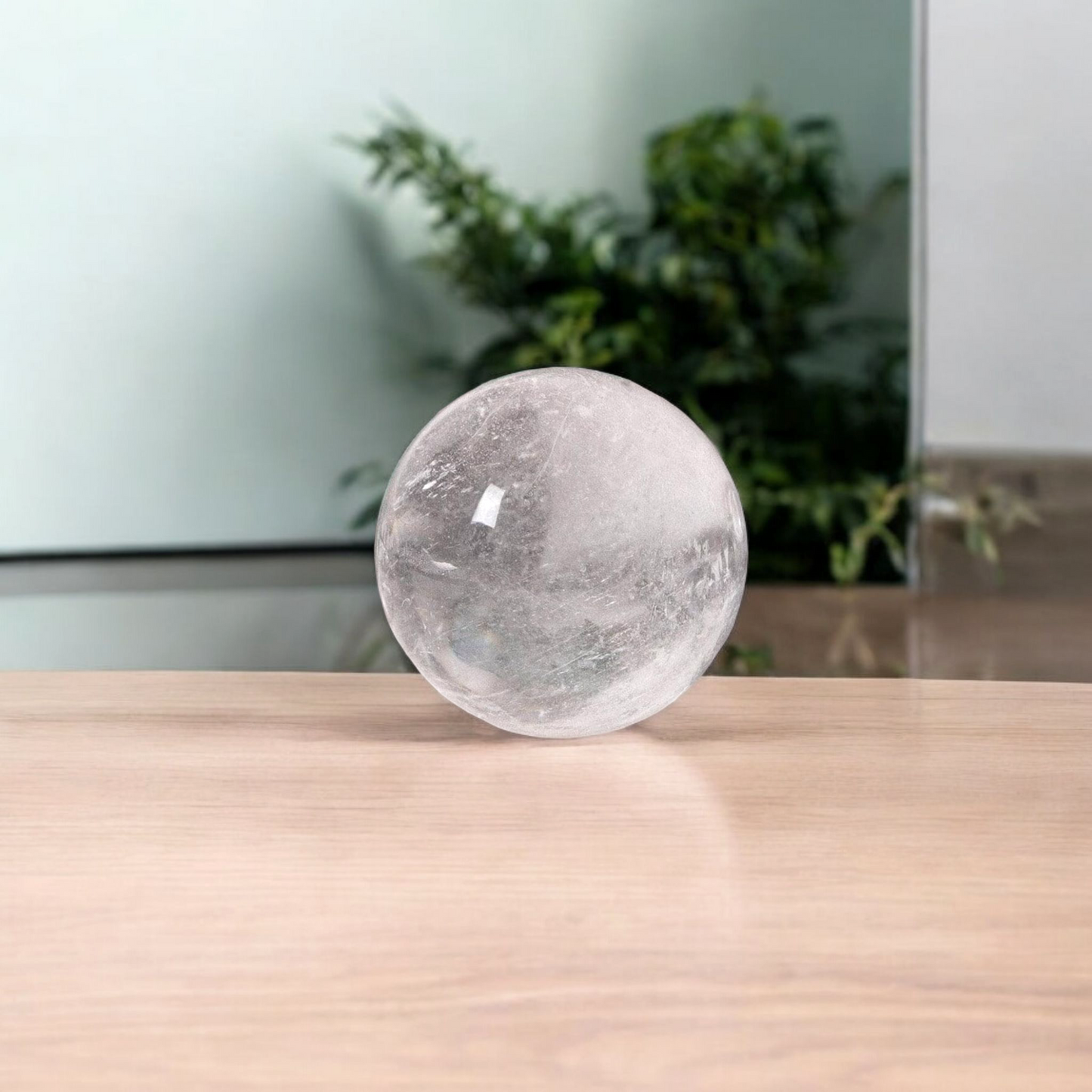 Clear Quartz Crystal Ball